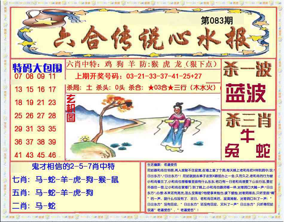 083期六合传说(心水版)[图]