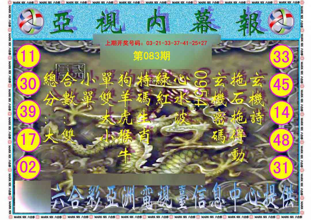 083期亚视内幕报[图]